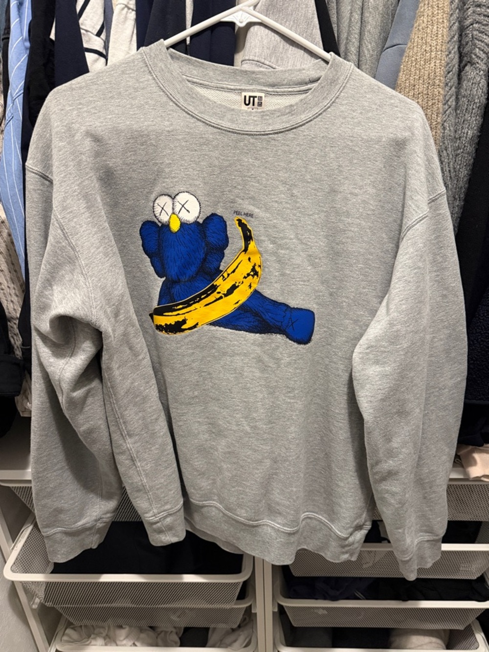 Uniqlo kaws Andy Warhol sweatshirt